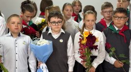 Торжественные линейки, посвященные 1 сентября, прошли в школах Солигорщины. Фоторепортаж