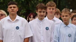 Торжественные линейки, посвященные 1 сентября, прошли в школах Солигорщины. Фоторепортаж