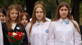 Торжественные линейки, посвященные 1 сентября, прошли в школах Солигорщины. Фоторепортаж