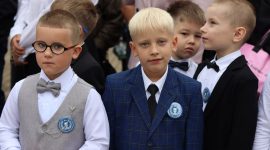 Торжественные линейки, посвященные 1 сентября, прошли в школах Солигорщины. Фоторепортаж
