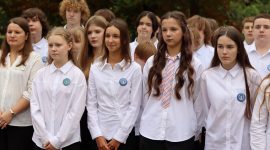 Торжественные линейки, посвященные 1 сентября, прошли в школах Солигорщины. Фоторепортаж
