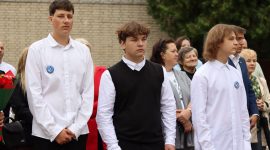 Торжественные линейки, посвященные 1 сентября, прошли в школах Солигорщины. Фоторепортаж