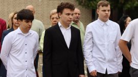 Торжественные линейки, посвященные 1 сентября, прошли в школах Солигорщины. Фоторепортаж