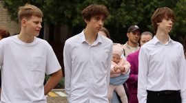 Торжественные линейки, посвященные 1 сентября, прошли в школах Солигорщины. Фоторепортаж