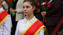 Торжественные линейки, посвященные 1 сентября, прошли в школах Солигорщины. Фоторепортаж