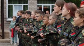 Торжественные линейки, посвященные 1 сентября, прошли в школах Солигорщины. Фоторепортаж