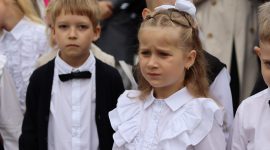 Торжественные линейки, посвященные 1 сентября, прошли в школах Солигорщины. Фоторепортаж
