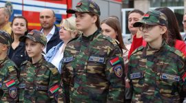 Торжественные линейки, посвященные 1 сентября, прошли в школах Солигорщины. Фоторепортаж