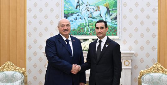 Состоялась встреча президентов Беларуси и Туркменистана Александра Лукашенко и Сердара Бердымухамедова