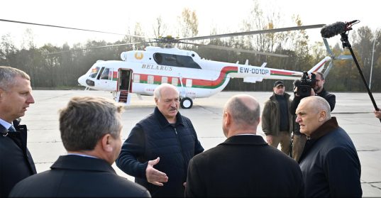 Александр Лукашенко совершает рабочую поездку в Верхнедвинский район Витебской области