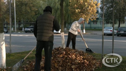 Чистый город - общая забота: субботник на улице Ленина