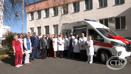 Реанимация на колёсах - автопарк Солигорской ЦРБ пополнился современным детским реанимобилем